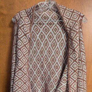 New with Tags M Rena Frux Fur Vest, One size fits all